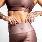 Shorts Curto Gradient Coffee