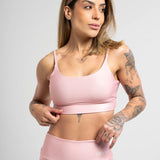 Top Alcinha Liso Salmão