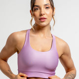 Top Nadador Básico Liso lilás