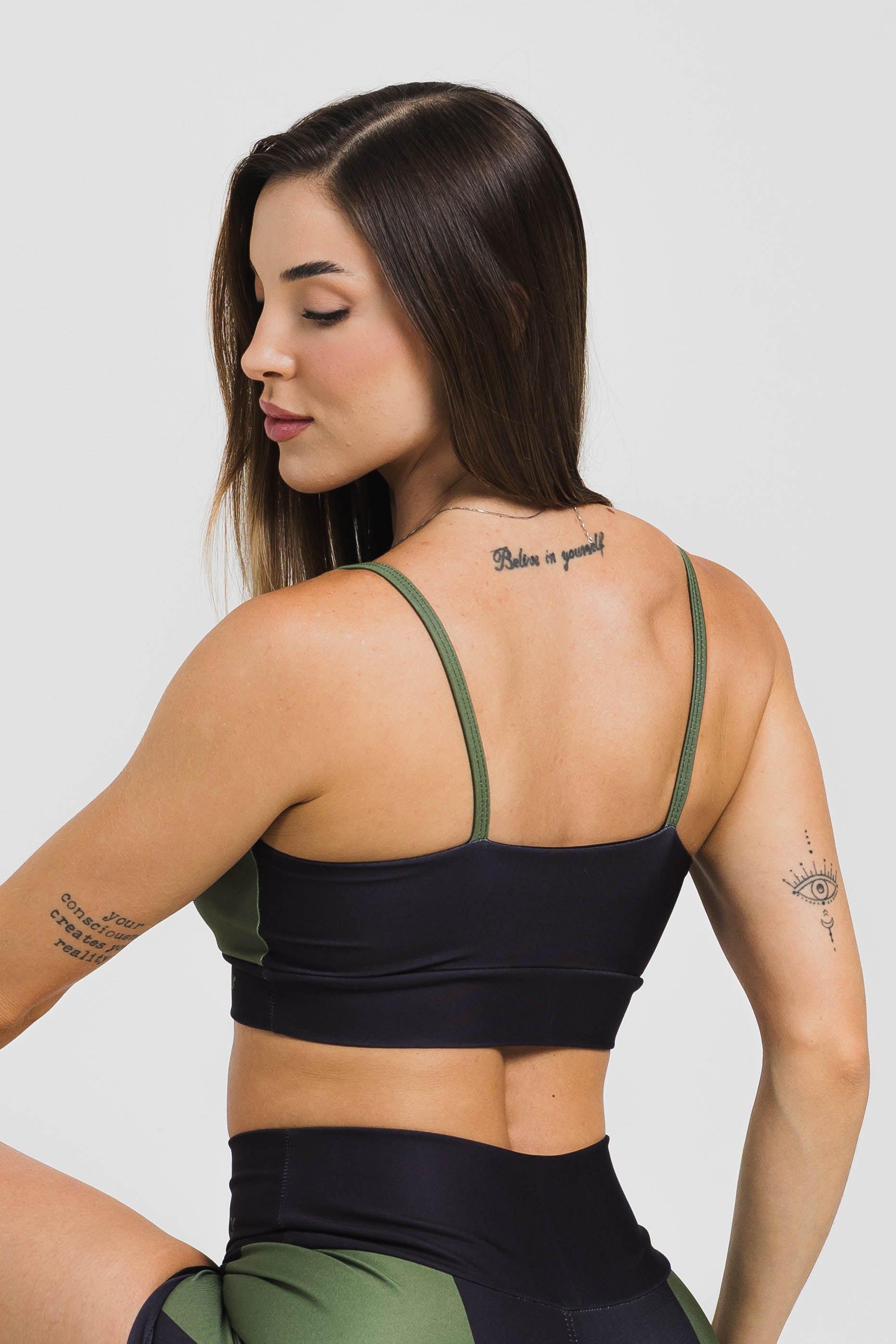 Top Alcinha Treining Black