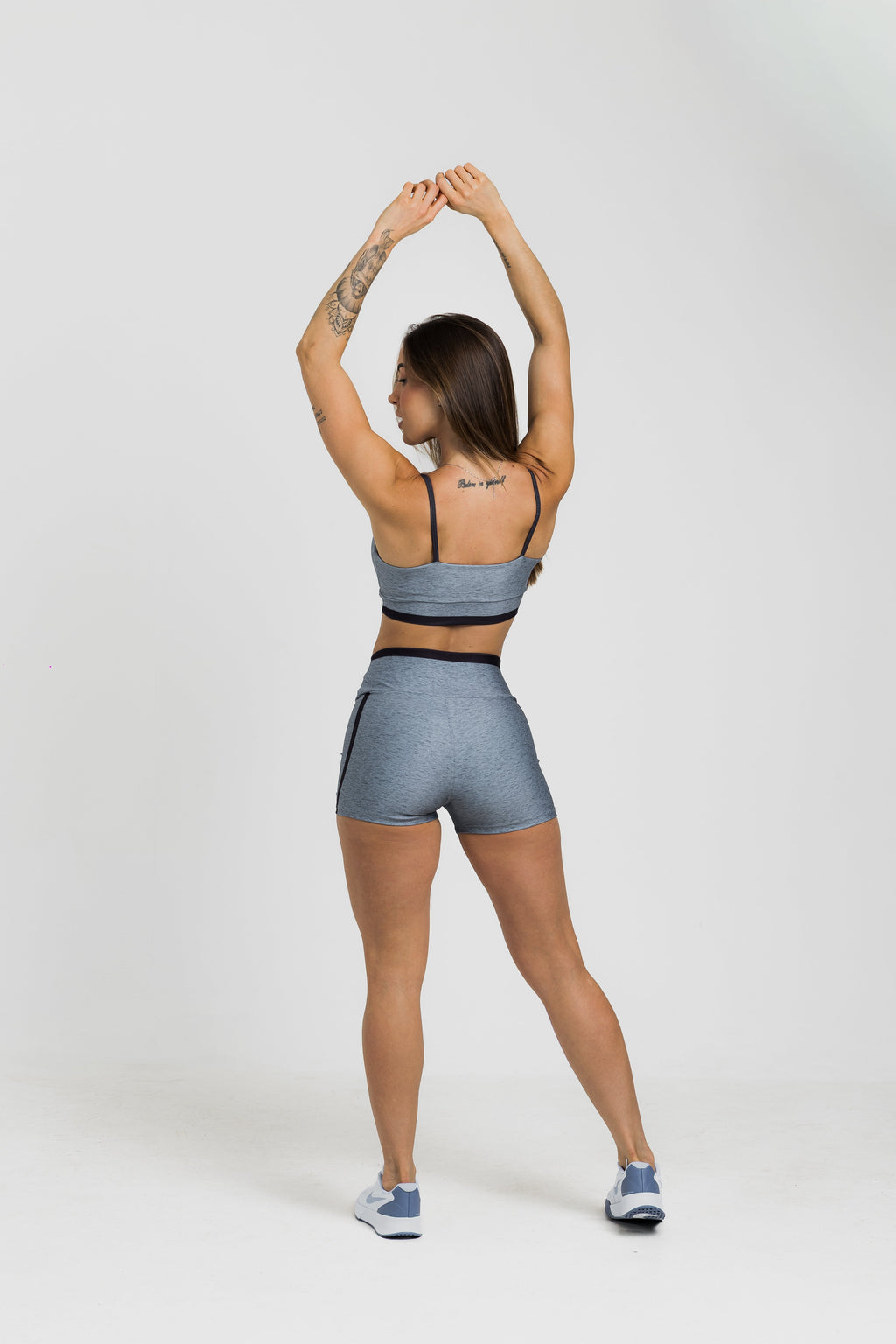 Top Alcinha Melange Black
