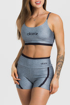 Top Alcinha Melange Black