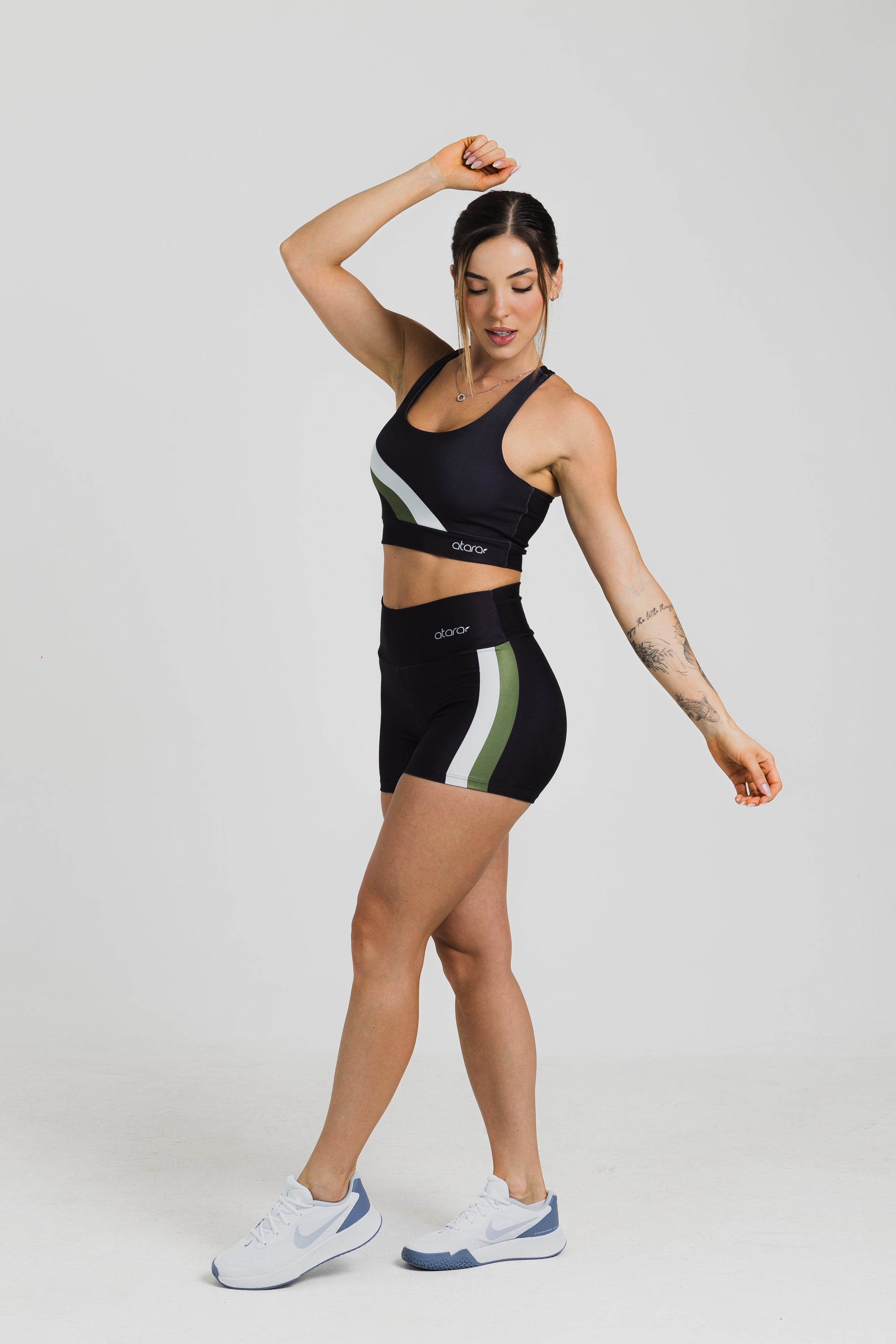 Shorts Curto Black Mixed
