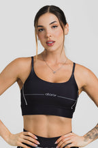 Top Alcinha Up Long Black