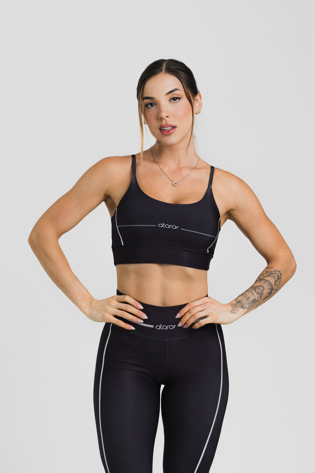 Top Alcinha Up Long Black