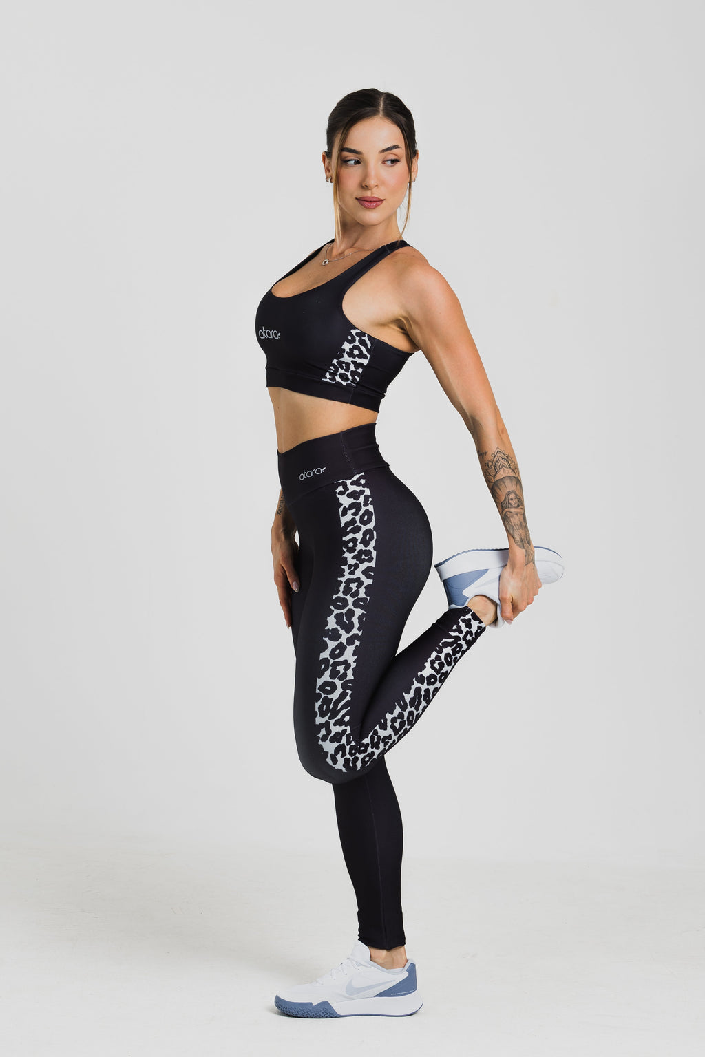 Legging Onça Branca