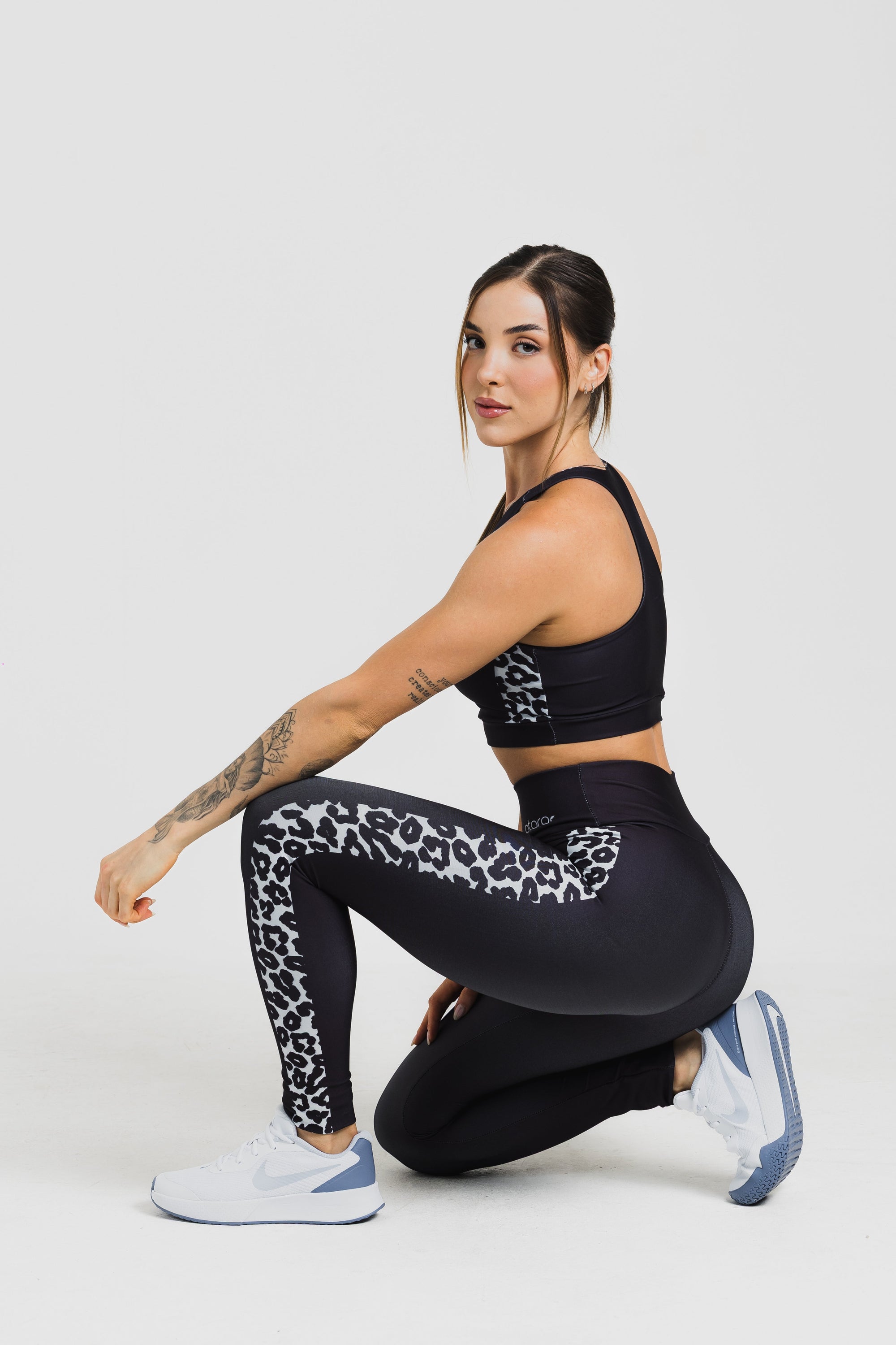 Legging Onça Branca