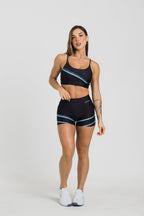 Top Alcinha Black and Blue