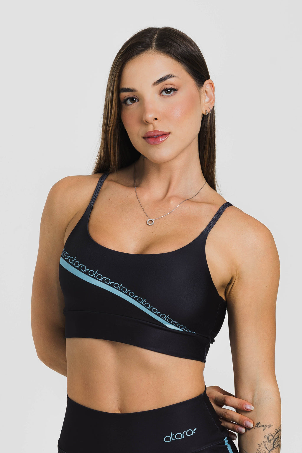 Top Alcinha Black and Blue
