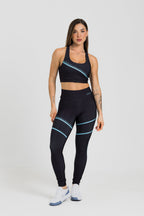 Legging Black and Blue
