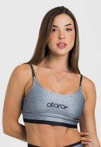 Top Alcinha Melange Black
