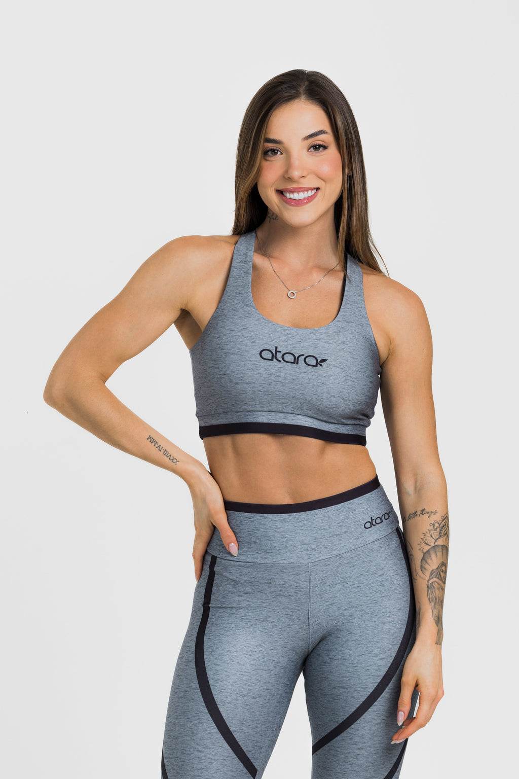 Top Nadador Melange Black