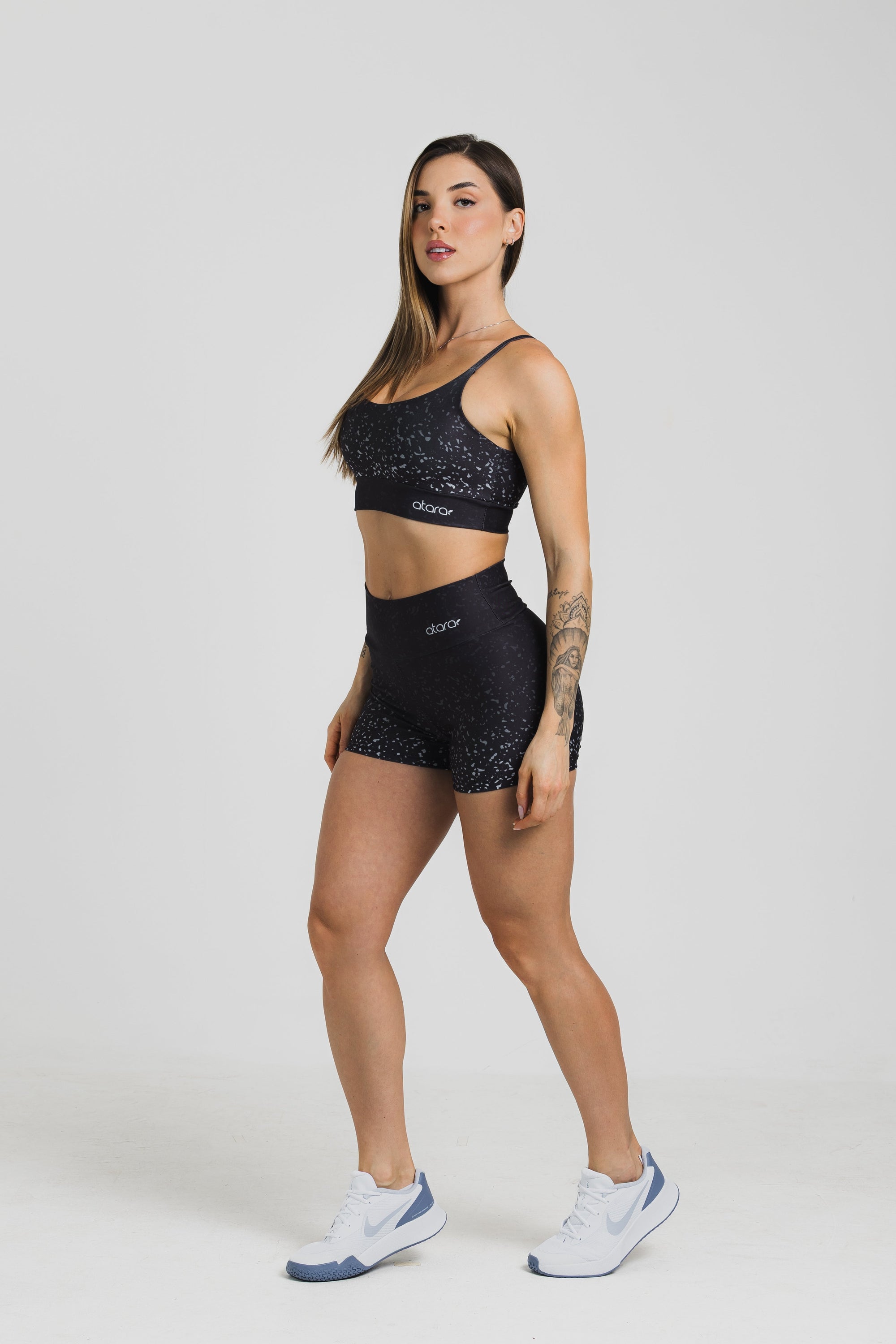 Top Alcinha Glow Black