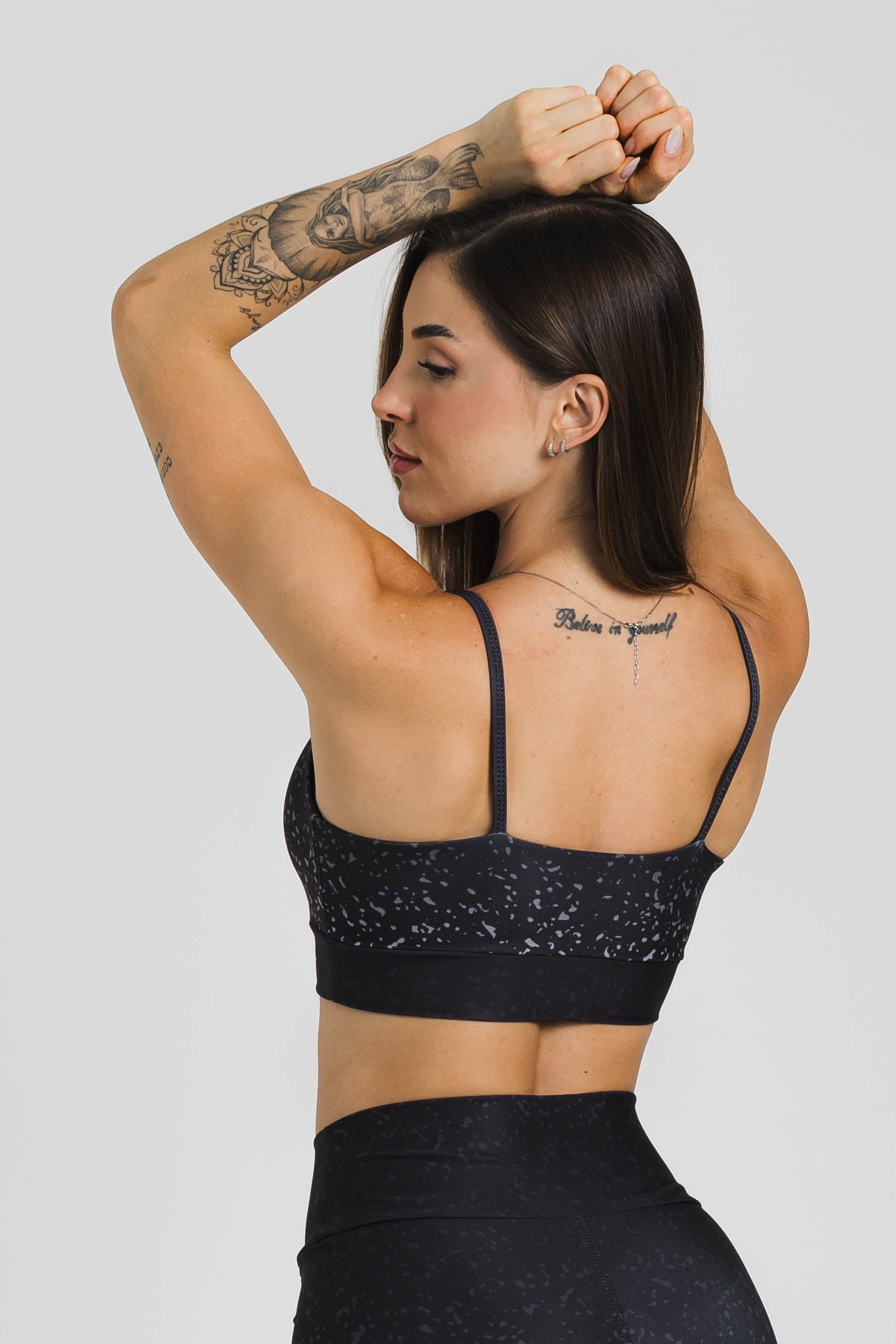 Top Alcinha Glow Black