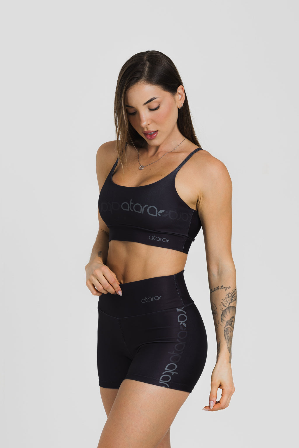 Shorts Curto Mist Black