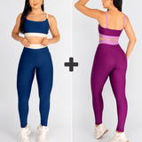 Roxo Uva + Azul Marinho