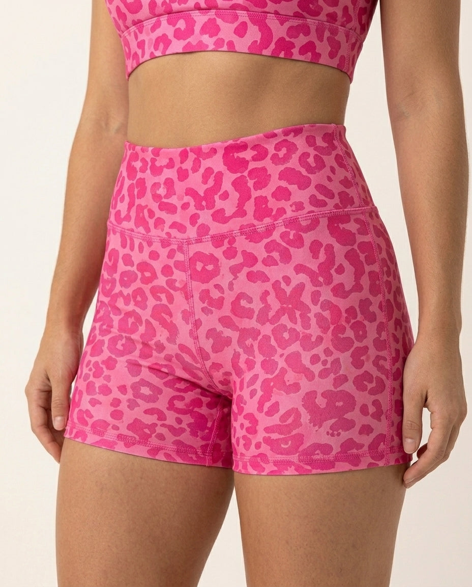Conjunto Academia Fitness Short e Top Cintura Alta Moda