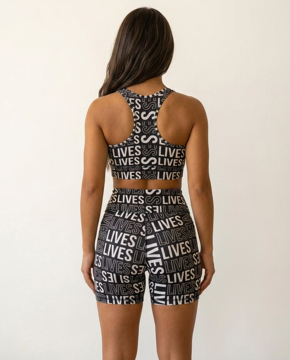 (PAGUE 1 LEVE 2) Roupa De Academia Fit Shortinho Mais Toper Estampado