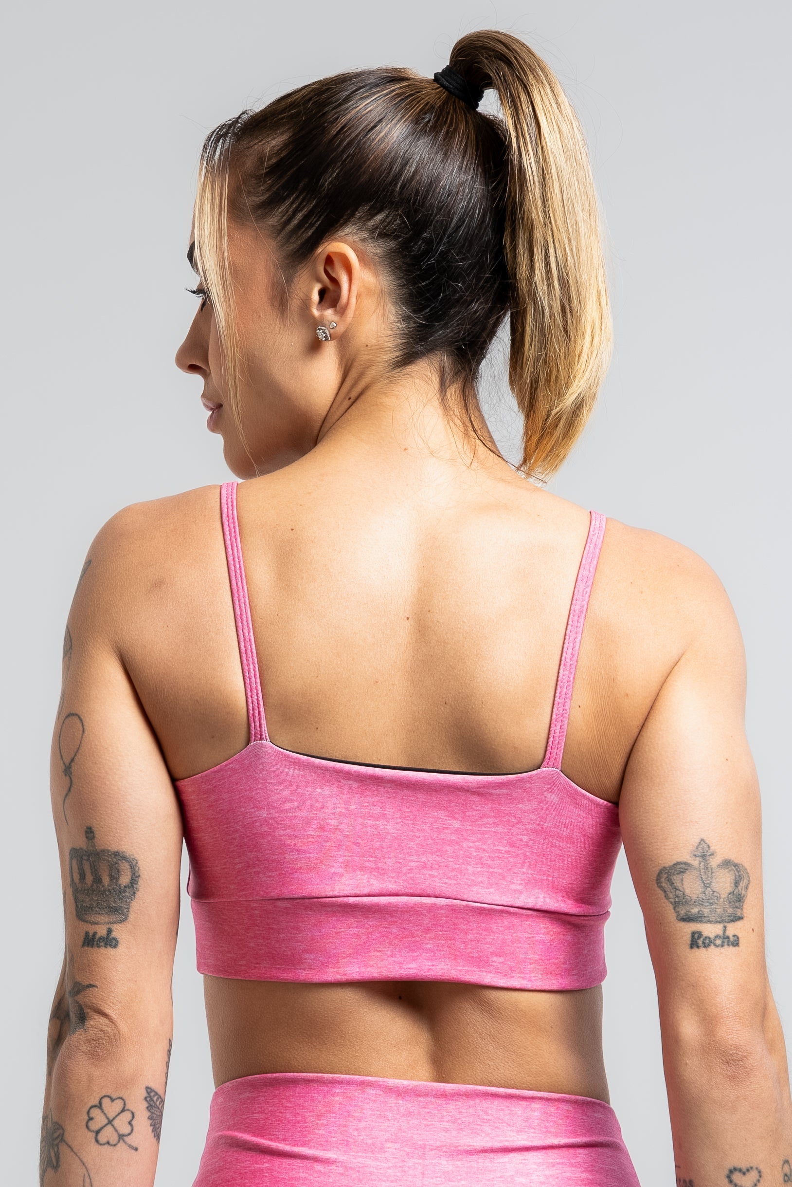 Top Alcinha Texture Pink