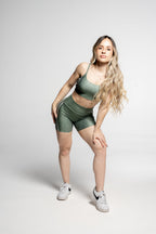 Top Alcinha Two Tracks Military