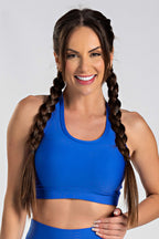 Top Nadador Básico Liso Azul