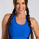 Top Nadador Básico Liso Azul