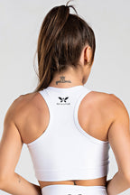 Top Nadador Básico Liso Branco