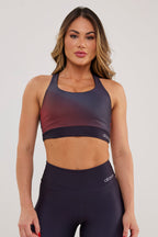 Top Nadador Gradient Black and Red