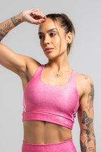 Top Nadador Texture Pink
