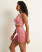 Kit 2 Conjunto Academia Feminino Levanta Bumbum Esportivo Cintura Alta Fitness Premium