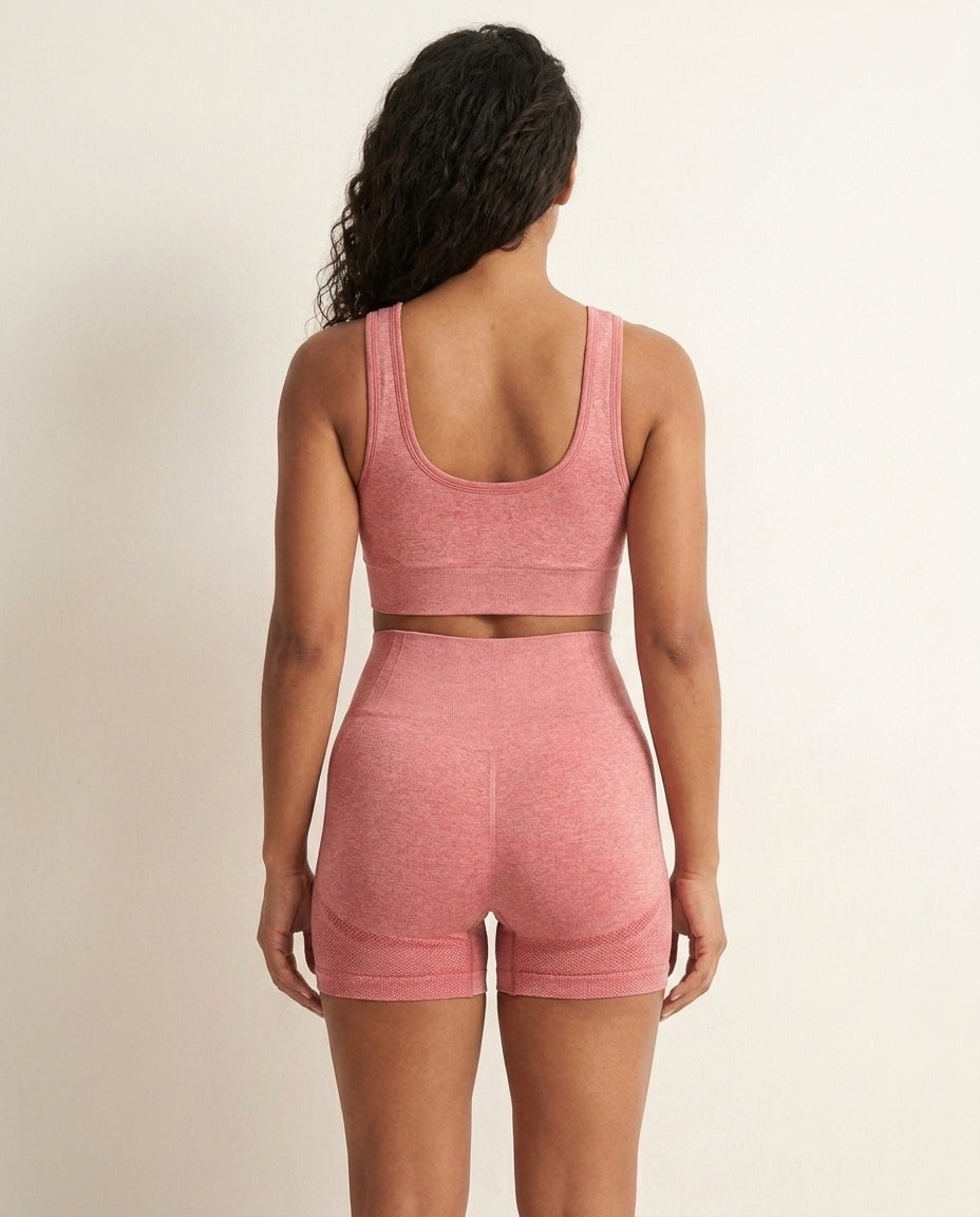 Kit 2 Conjunto Academia Feminino Levanta Bumbum Esportivo Cintura Alta Fitness Premium